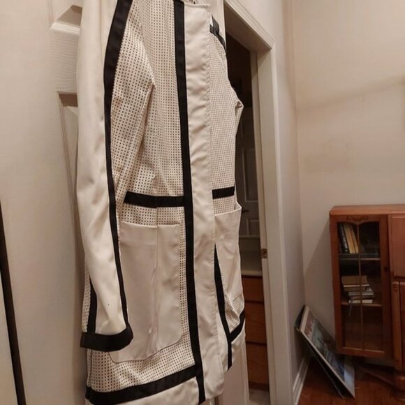 Kenneth Cole Vegan Leather Coat - Picture 2 of 5